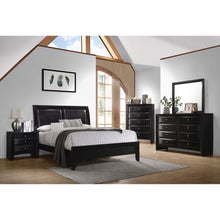 Load image into Gallery viewer, Vollenhove - 2 Drawer Nightstand With Pull Out Tray Storage Solution - Black