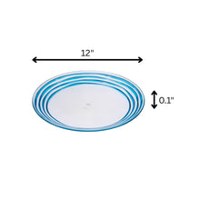 Load image into Gallery viewer, Designer Swirl Acrylic Dinner Plates (Set of 4)