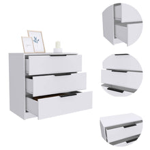 Load image into Gallery viewer, Dresser 3 Drawer - White