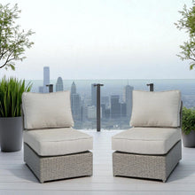 Load image into Gallery viewer, Armless Patio Chair With Cushions
