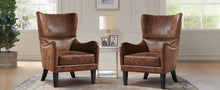 Load image into Gallery viewer, Hi-Back Studded Chair, Arm Chair, Living Room, Study And Bedroom