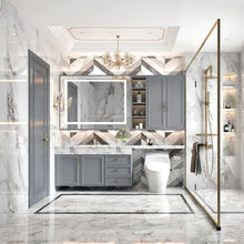 Load image into Gallery viewer, 3000-6000K LED Bathroom Mirror With Lights, Anti-Fog Dimmable Lighted Wall Mounted Vanity Mirror Master Bath Modern Makeup (Only Mirrors, Not Cabinets) Horizontal & Vertical