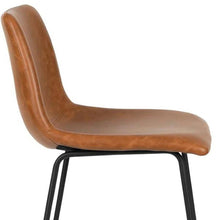 Load image into Gallery viewer, Faux Leather Aluminum Bar Chairs (Set of 2) (724344) - Brown / Black