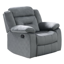 Load image into Gallery viewer, Modern Manual Recliner With Padded Seat And Pillow Arms