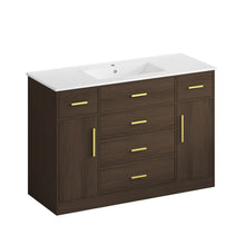 Load image into Gallery viewer, Bathroom Vanity With Abundant Storage 2 Soft Close Doors And 6 Drawers