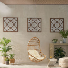 Load image into Gallery viewer, Rustic Hanging Basket Chair With Cushion