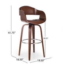 Load image into Gallery viewer, Modern Bar Stool, Swivel Function