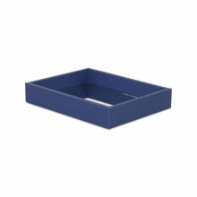 Load image into Gallery viewer, 10" Rectangular Wood Handmade Tray - Navy Blue