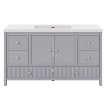 Load image into Gallery viewer, Bathroom Vanity With Separate Sink, Soft Close Doors And 4 Drawers