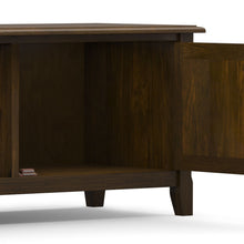 Load image into Gallery viewer, Burlington - Low TV Media Stand - Mahogany