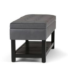 Load image into Gallery viewer, Cosmopolitan - Storage Ottoman Bench With Open Bottom