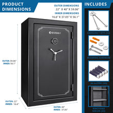 Load image into Gallery viewer, Tall Fireproof Protection Safe Vault