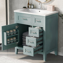 Load image into Gallery viewer, Modern Bathroom Vanity With Sink Combo, 3 Drawers, Undermount Drop-In Sink