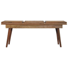 Load image into Gallery viewer, Larissa - Triple Accent Cane Bench - Beige