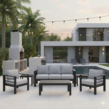 Load image into Gallery viewer, Outdoor Patio Set, All-Weather With Thick Cushions