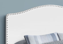 Load image into Gallery viewer, Queen Size, Bed Headboard Only, Upholstered, Transitional - White