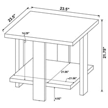Load image into Gallery viewer, Square End Table - Mango Color