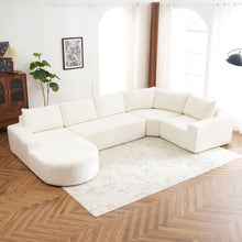 Load image into Gallery viewer, U-Shaped Oversized Modular Cloud Sectional Sofa With Deep Seat For Living Room