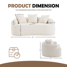 Load image into Gallery viewer, Loveseat Sofa, Compact Design For Small Spaces