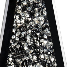 Load image into Gallery viewer, Table Vase With Faux Crystals - Black / Silver