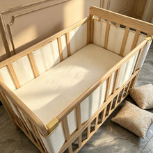 Load image into Gallery viewer, Portable Pne Bedside Bassinet, Crib With 3 Adjustable Heights, Compact Design - White