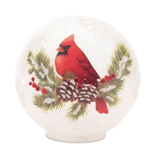 Load image into Gallery viewer, Bird Tabletop Sculpture With LED (Set of 2) - White / Red