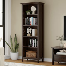 Load image into Gallery viewer, Warm Shaker - 5 Shelf Bookcase