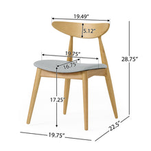 Load image into Gallery viewer, Ergonomic Back Dining Chairs (Set of 2)