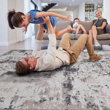 Load image into Gallery viewer, Payas - 6' X 9' Abstract Area Rug - Cream / Brown