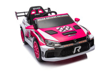 Load image into Gallery viewer, 12V4A 20W*2 One Button Start, Forward And Backward, High And Low Speed, Music, Front Light, Power Display, Two Doors Can Open, 2.4G R / C, Seat Belt Four Wheel Absorber Kids Ride On Car