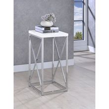 Load image into Gallery viewer, Accent Table With Accents - Glossy White