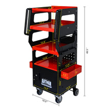 Load image into Gallery viewer, 4 Level Multi Purpose Trolley For Diagnostics - Black / Red