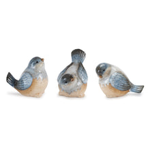 Load image into Gallery viewer, Figurine Tabletop Sculpture (Set of 3) - Blue