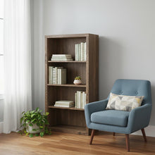 Load image into Gallery viewer, Adjustable Four Tier Bookcase - Brown