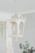 Load image into Gallery viewer, 4 Light Wood Chandelier, Hanging Light Fixture With Adjustable Chain For Kitchen, Bulb Not Included - Cream White