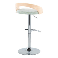 Load image into Gallery viewer, Grotto - Contemporary Adjustable Barstool, Swivel With Rounded T Footrest (Set of 2)