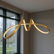 Load image into Gallery viewer, LED Metal Dimmable Smart Enabled Chandelier - Gold
