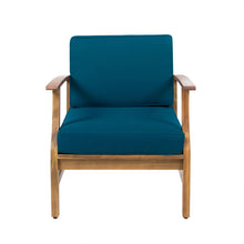 Load image into Gallery viewer, Kaleidoscope - Club Chair With Slat Paneling - Blue
