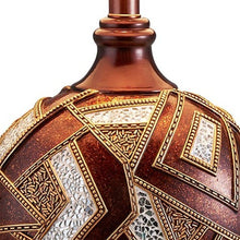 Load image into Gallery viewer, Mosaic Design Table Lamp - Brown Metallic
