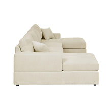 Load image into Gallery viewer, 3 Piece Corduroy Double Chaise Sectional Sofa