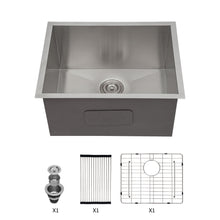 Load image into Gallery viewer, Modern Undermount Stainless Steel Kitchen Sink 16 Gauge, Deep Single Bowl