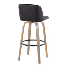 Load image into Gallery viewer, Toriano - Fixed Height Contemporary Barstool With Swivel With Round Footrest (Set of 2)