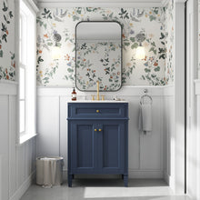 Load image into Gallery viewer, Modern Bathroom Vanity With Tip-Out Drawer And Soft-Close Hinges