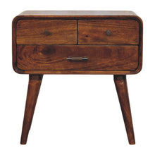 Load image into Gallery viewer, Avora - 3 Drawer Nightstand - Brown