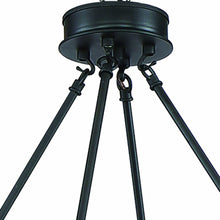 Load image into Gallery viewer, 36" Candle Style Twelve Light Metal Dimmable Chandelier - Black
