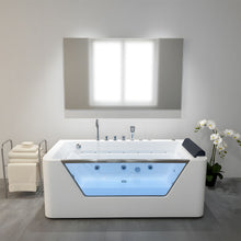 Load image into Gallery viewer, Xavier - Single Massage Bathtub - Milk White