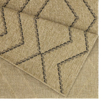 Load image into Gallery viewer, Earth - 5'3" X 7'3" Indoor, Outdoor Area Rug - Black, Natural