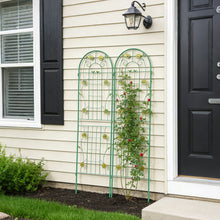 Load image into Gallery viewer, Metal Garden Trellis Rustproof Trellis For Climbing Plant Outdoor Flower Support