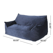 Load image into Gallery viewer, Fila - een Oversized Seater Bean Bag Chair With Armrests