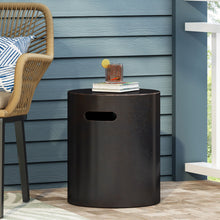 Load image into Gallery viewer, Outdoor End Table With Cutout Handle - Copper